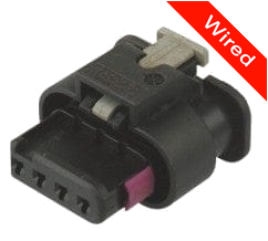 [PRCW4-0002-B] 4 Pin Female connector with 10cm wires PRCW4-0002-B