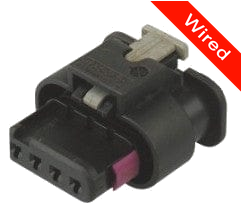 [PRCW4-0002-B] 4 Pins Female connector with 10 cm wires | PRCW4-0002-B