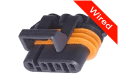 [PRCW4-0003-B] 4 Pins Female connector with 10 cm wires | PRCW4-0003-B