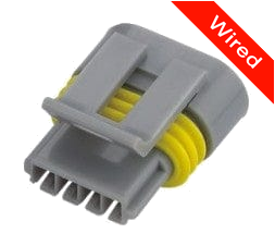 [PRCW4-0004-B] 4 Pin Female connector with 10cm wires PRCW4-0004-B