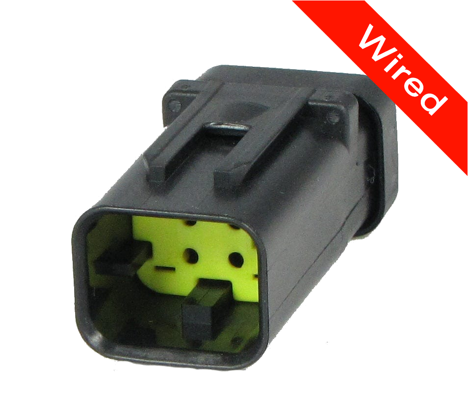[PRCW4-0005-A] 4 Pins Male connector with 10 cm wires | PRCW4-0005-A