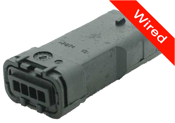 [PRCW4-0007-A] 4 Pins Male connector with 10 cm wires | PRCW4-0007-A