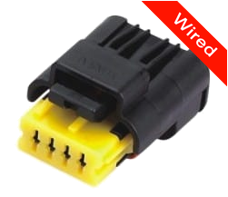 [PRCW4-0007-B] 4 Pin Female connector with 10cm wires PRCW4-0007-B