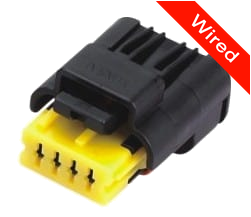 [PRCW4-0007-B] 4 Pins Female connector with 10 cm wires | PRCW4-0007-B
