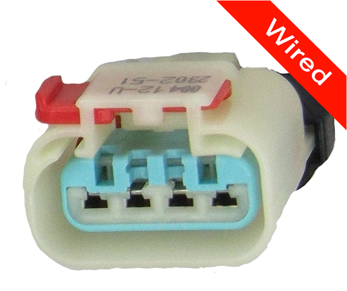 [PRCW4-0014-B] 4 Pins Female connector with 10 cm wires | PRCW4-0014-B