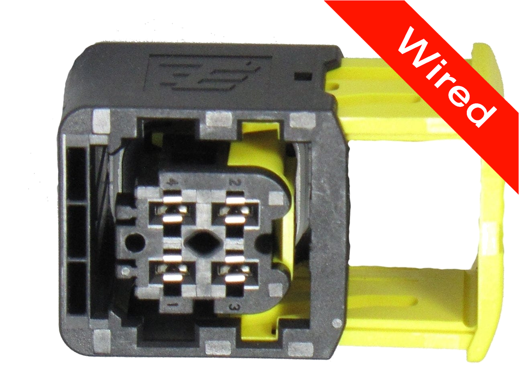 4 Pins Female connector with 10 cm wires | PRCW4-0015-B