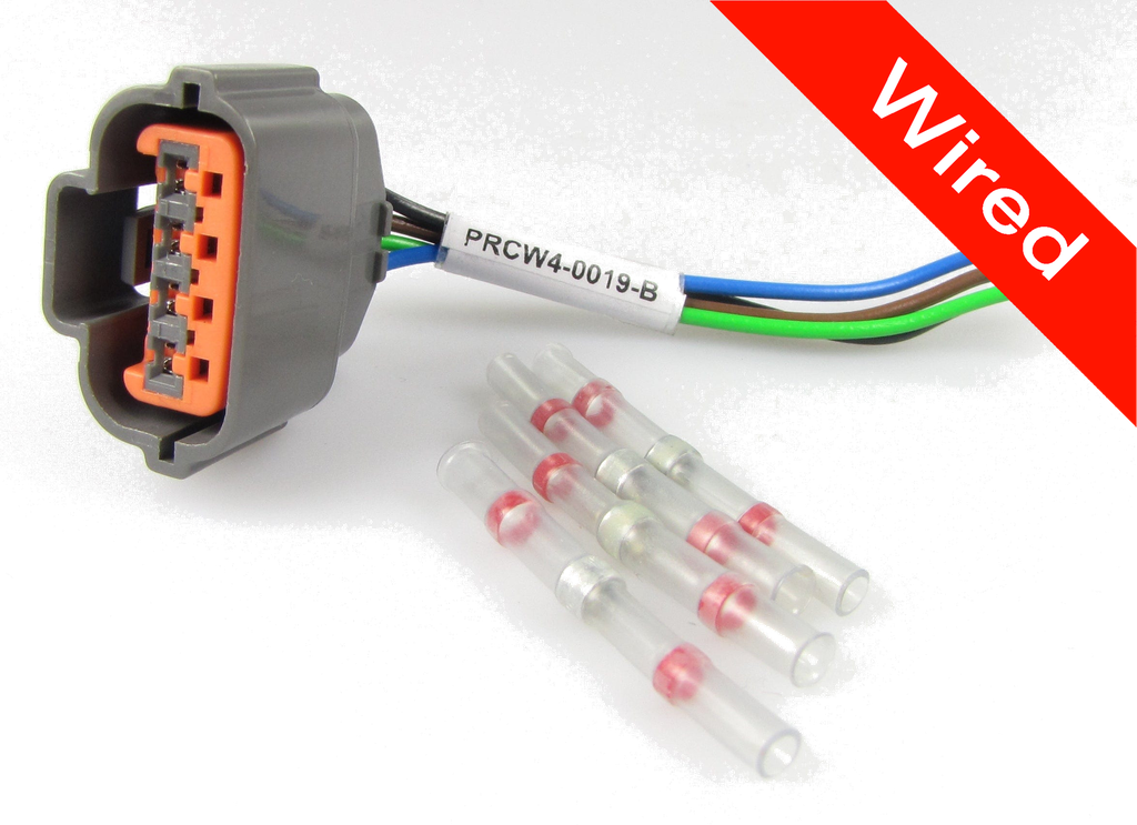 4 Pin Female connector with 10cm wires PRCW4-0019-B