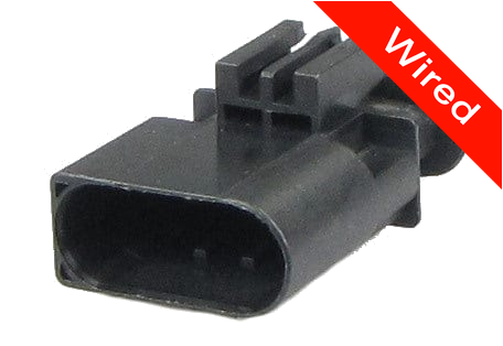 4 Pins Male connector with 10 cm wires | PRCW4-0020-A