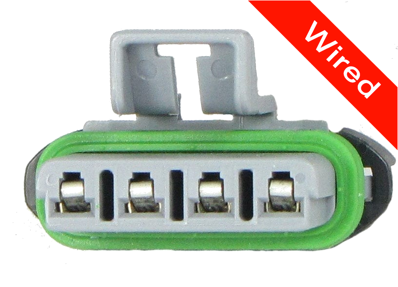4 Pins Female connector with 10 cm wires | PRCW4-0028-B