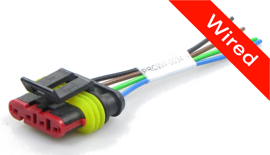 [PRCW4-0034-B] 4 Pin Female connector with 10cm wires PRCW4-0034-B
