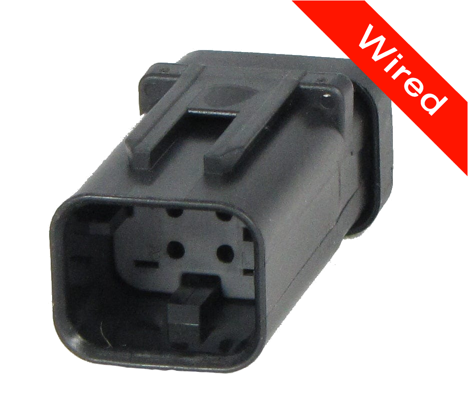 [PRCW4-0035-A] 4 Pin Male connector with 10cm wires PRCW4-0035-A