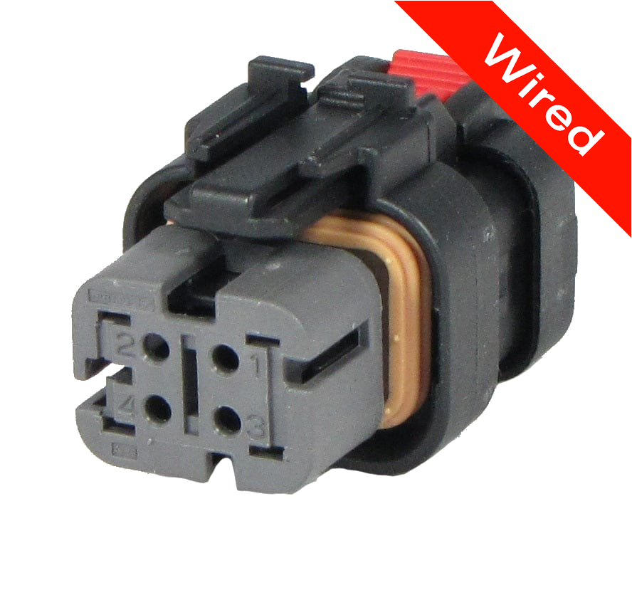 [PRCW4-0035-B] 4 Pins Female connector with 10 cm wires | PRCW4-0035-B