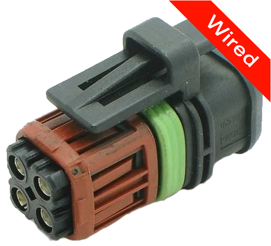 [PRCW4-0036-B] 4 Pins Female connector with 10 cm wires | PRCW4-0036-B