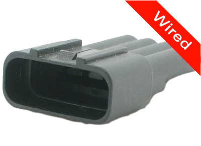 4 Pin Male connector with 10cm wires PRCW4-0037-A