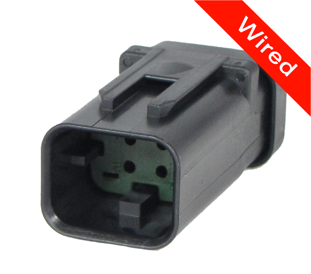 [PRCW4-0038-A] 4 Pin Male connector with 10cm wires PRCW4-0038-A