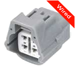 4 Pin Female connector with 10cm wires PRCW4-0039-B