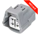 4 Pins Female connector with 10 cm wires | PRCW4-0039-B