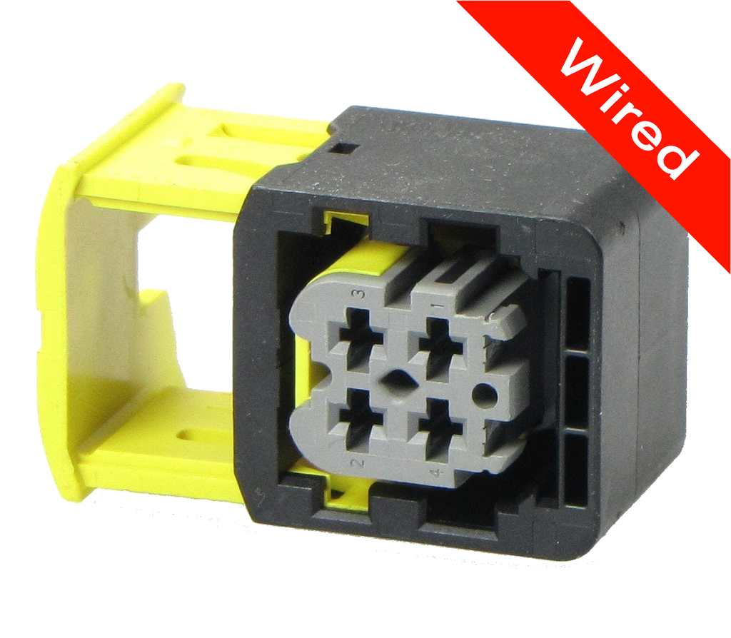 [PRCW4-0050-B] 4 Pins Female connector with 10 cm wires | PRCW4-0050-B
