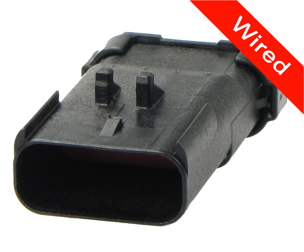 [PRCW4-0051-A] 4 Pin Male connector with 10cm wires PRCW4-0051-A
