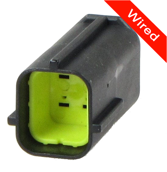4 Pin Male connector with 10cm wires PRCW4-0052-A