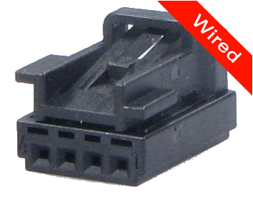 [PRCW4-0057-B] 4 Pin Female connector with 10cm wires PRCW4-0057-B