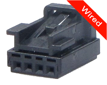 [PRCW4-0057-B] 4 Pins Female connector with 10 cm wires | PRCW4-0057-B