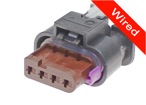 [PRCW4-0072-B] 4 Pin Female connector with 10cm wires PRCW4-0072-B