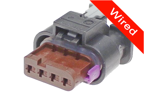 [PRCW4-0072-B] 4 Pins Female connector with 10 cm wires | PRCW4-0072-B