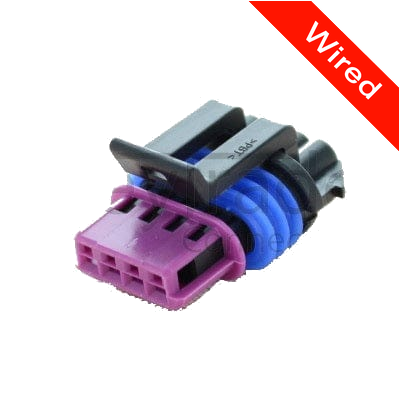 4 Pin Female connector with 10cm wires | PRCW4-0083-B