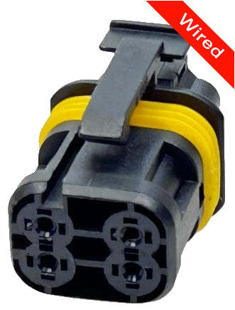 [PRCW4-0087-B] 4 Pin Female connector with 10cm wires PRCW4-0087-B