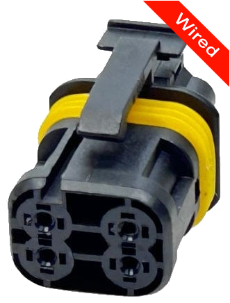 [PRCW4-0087-B] 4 Pins Female connector with 10 cm wires | PRCW4-0087-B