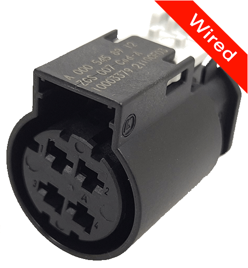 [PRCW4-0102-B] 4 Pins Female connector with 10 cm wires | PRCW4-0102-B