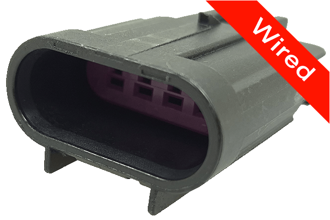 [PRCW4-0103-A] 4 Pins Male connector with 10 cm wires | PRCW4-0103-A