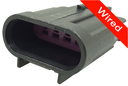 4 Pins Male connector with 10 cm wires | PRCW4-0103-A