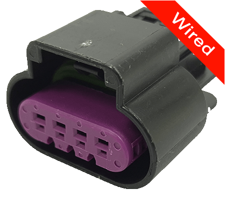 [PRCW4-0103-B] 4 Pins Female connector with 10 cm wires | PRCW4-0103-B