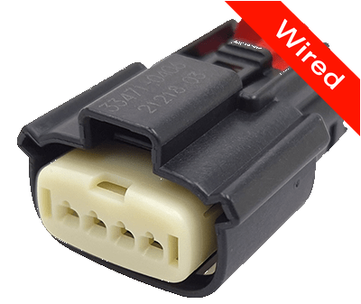 [PRCW4-0105-B] 4 Pins Female connector with 10 cm wires | PRCW4-0105-B