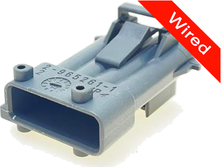 4 Pins Male connector with 10 cm wires | PRCW4-0109-A