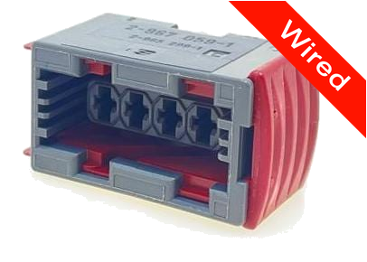 [PRCW4-0109-B] 4 Pins Female connector with 10 cm wires | PRCW4-0109-B