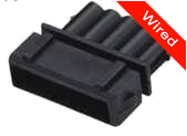 [PRCW5-0003-A] 5 Pins Male connector with 10 cm wires | PRCW5-0003-A