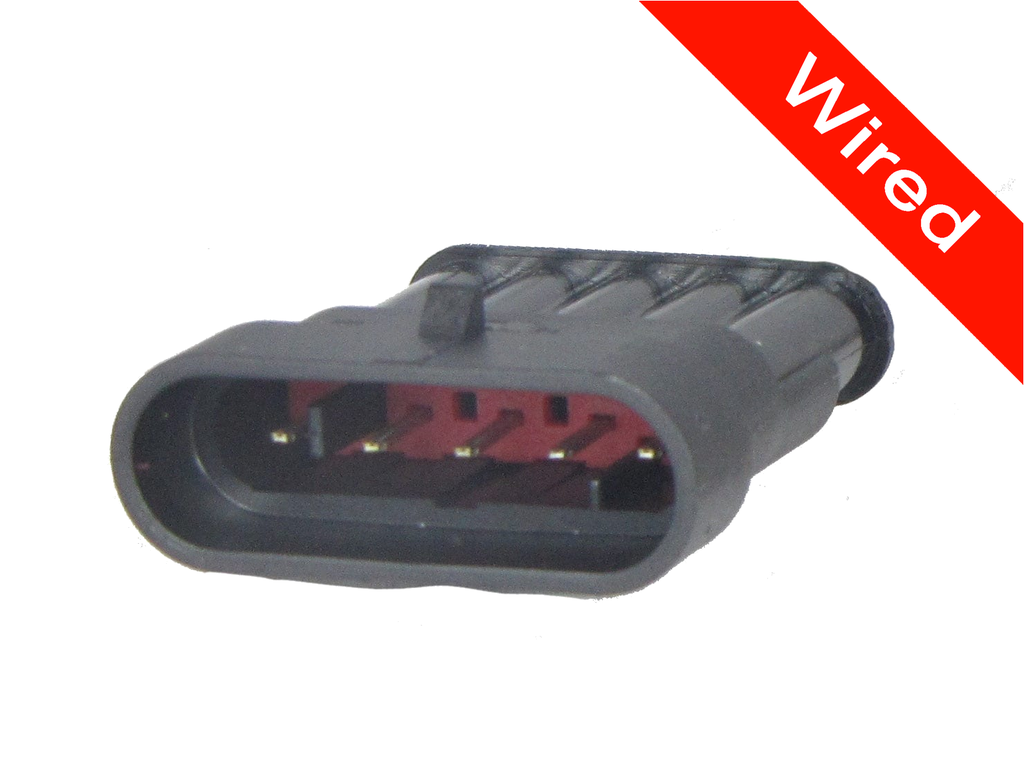 [PRCW5-0006-A] 5 Pins Male connector with 10 cm wires | PRCW5-0006-A