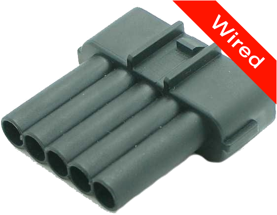 [PRCW5-0011-A] 5 Pin Male connector with 10cm wires PRCW5-0011-A