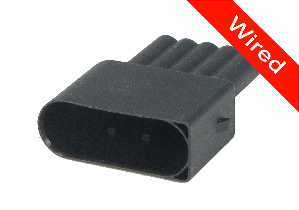 [PRCW5-0015-A] 5 Pins Male connector with 10 cm wires | PRCW5-0015-A