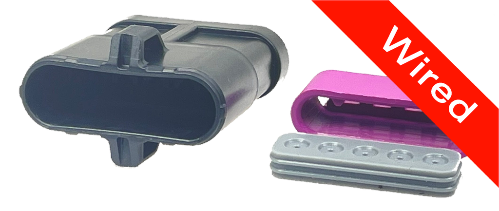 [PRCW5-0016-A] 5 Pins Male connector with 10 cm wires | PRCW5-0016-A
