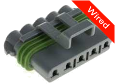 [PRCW5-0017-B] 5 Pin Female connector with 10cm wires PRCW5-0017-B