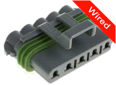 [PRCW5-0017-B] 5 Pins Female connector with 10 cm wires | PRCW5-0017-B