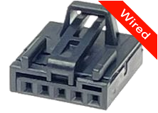 5 Pin Female connector with 10cm wires | PRCW5-0023-B
