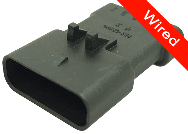 [PRCW5-0030-A] 5 Pin Male connector with 10cm wires PRCW5-0030-A