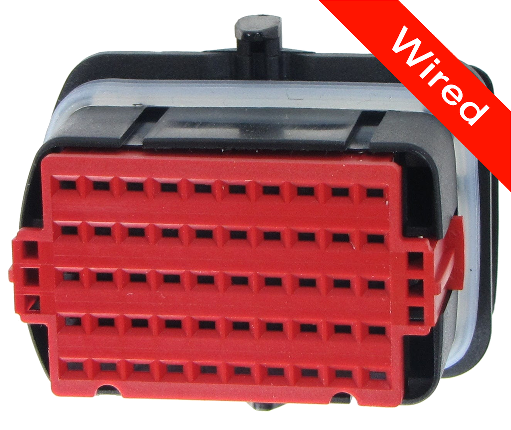 50 Pin Female connector with 10cm wires | PRCW50-0001-B