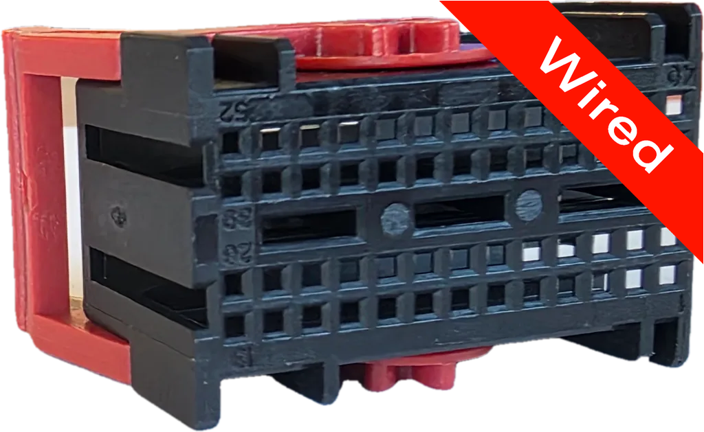 [PRCW52-0007-B] 52 Pins Female connector with 10 cm wires | PRCW52-0007-B