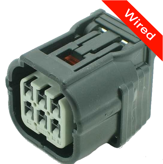[PRCW6-0001-B] 6 Pin Female connector with 10cm wires PRCW6-0001-B